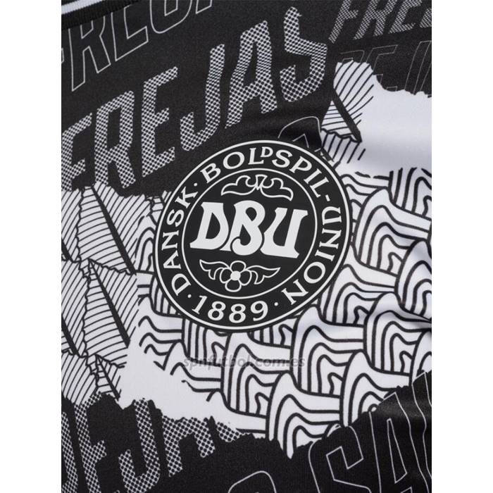 Camiseta Pre Partido del Dinamarca 2024 Negro